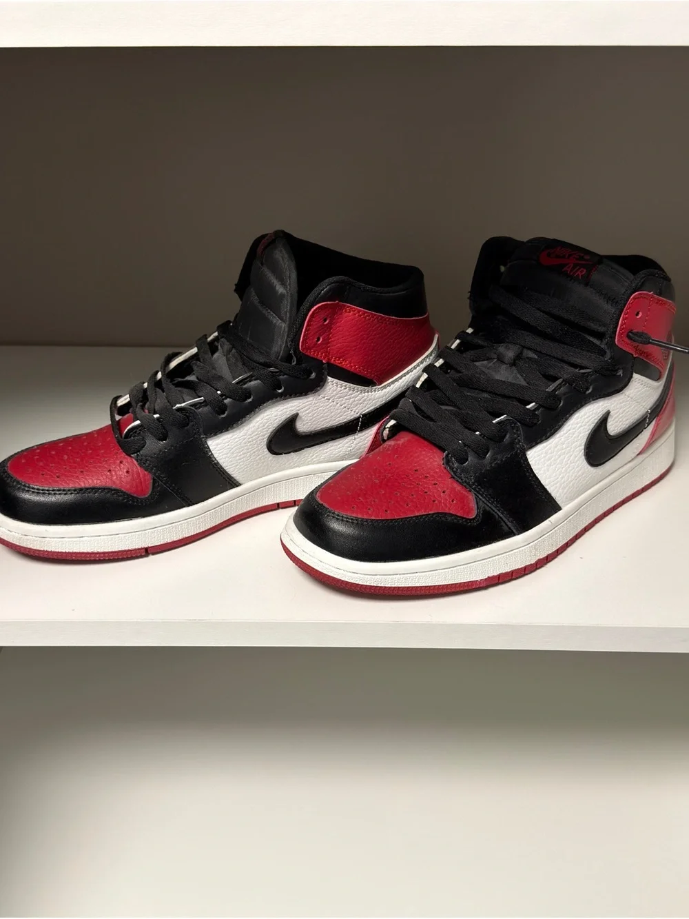 Jordan Air Jordan 1 High Black White Red Sneakers